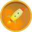 Rocket Pool coin logo